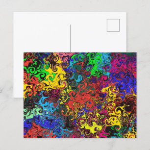 Abstrakte Twirler / Postkarte