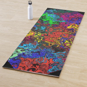 Abstrakte Twirler / Yogamatte