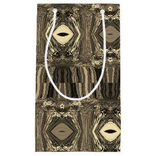 Abstrakte Twirlers P & P Halbe Brick Sepia Kleine Geschenktüte