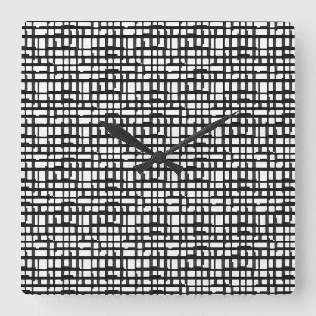 Abstrakte Uhr der optischen Raster (Vorderseite)