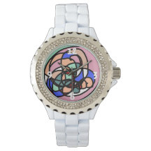 Abstrakte Uhr für moderne Kunst