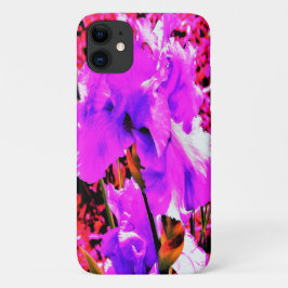 Abstrakte Ultra-Violet Lila Iris auf Red Case-Mate iPhone Hülle