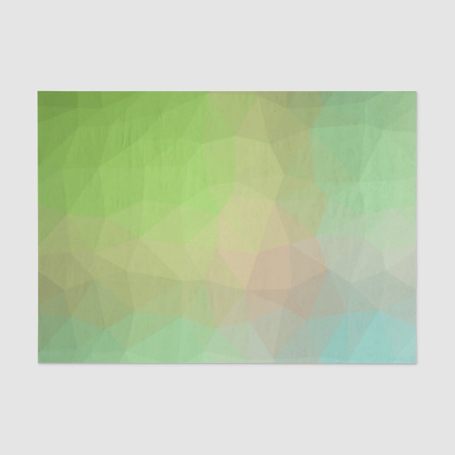 Abstrakte und elegante Geo Designs - Watermelon Hu Seidenpapier (Vorderseite)