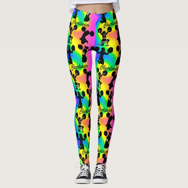 ABSTRAKTE UND FARBENE LEGGINGS (Vorderseite)
