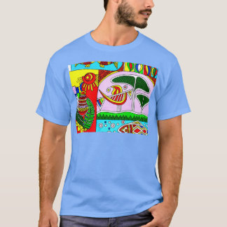 Abstrakte und Gezeichnet Kunst T-Shirt