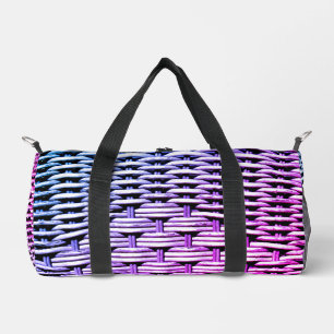 Abstrakte und interessante graue, fotografierte Fl Duffle Bag