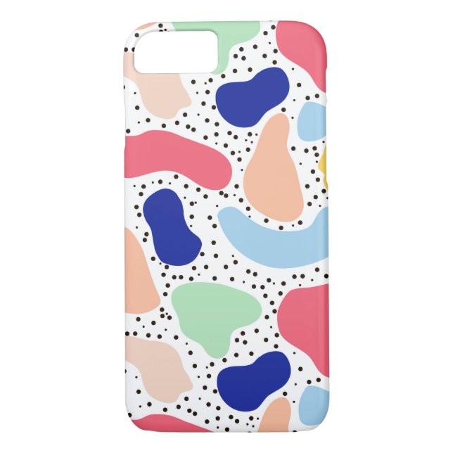 Abstrakte und moderne niedliche Kinderformen Case-Mate iPhone Hülle (Rückseite)