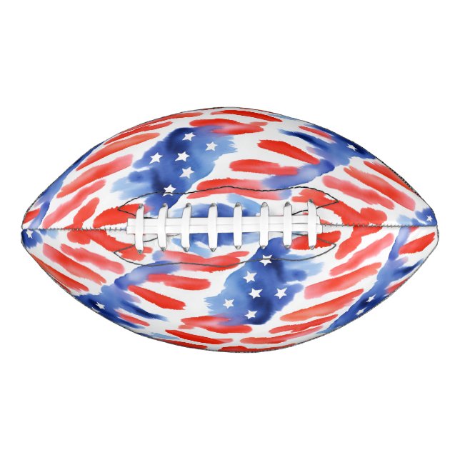 Abstrakte US-Flagge - Fußball Football (Vorderseite)