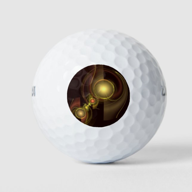 Abstrakte Verbindung Golfball (Vorderseite)