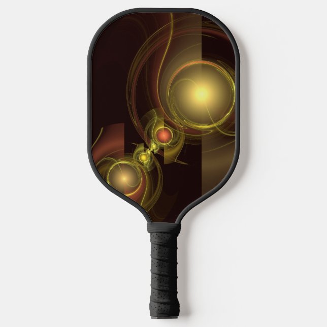 Abstrakte Verbindung Pickleball Schläger (Vorderseite)