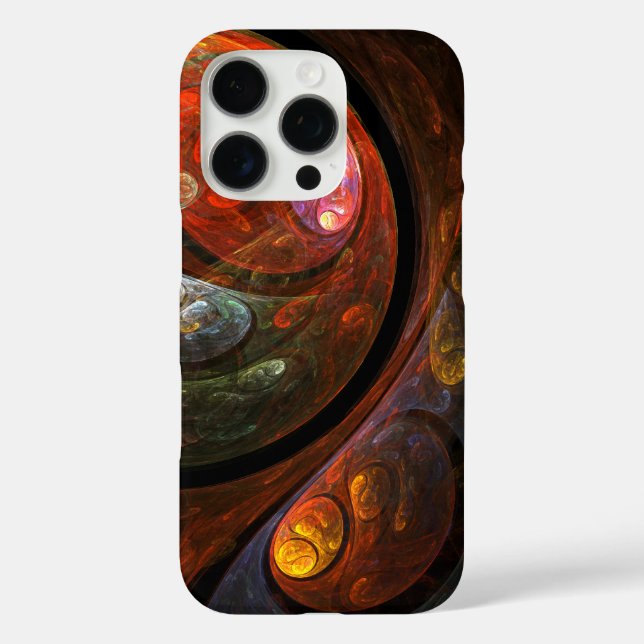 Abstrakte Verbindungsart iPhone 16 Pro Hülle (Rückseite)