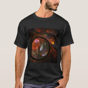 Abstrakte Verbindungsart T-Shirt