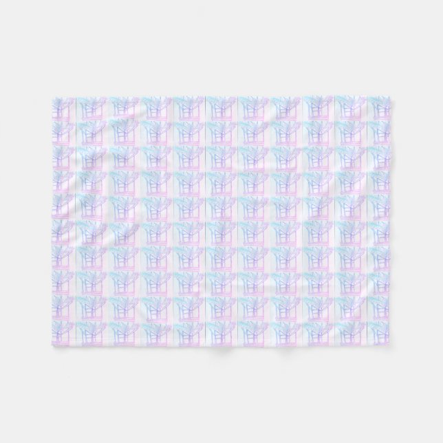 Abstrakte Verflechtung   Fleecedecke (Vorderseite (Horizontal))