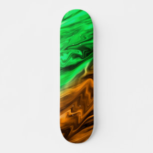 Abstrakte verschwommenes gepunktetes Muster in ora Skateboard