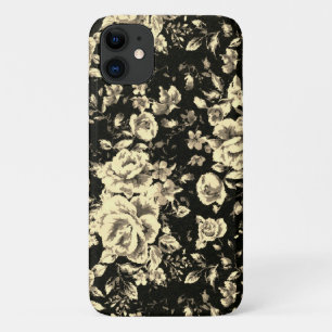 Abstrakte Vintage Blumenglastextur Case-Mate iPhone Hülle