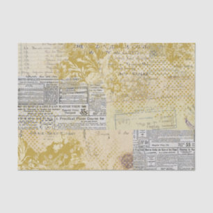 Abstrakte Vintage Collage Seidenpapier
