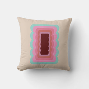 Abstrakte Vintage-Wellen Kissen