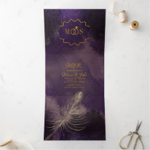 Abstrakte Violett Schwarzer Glam Pinselstriche Hoc