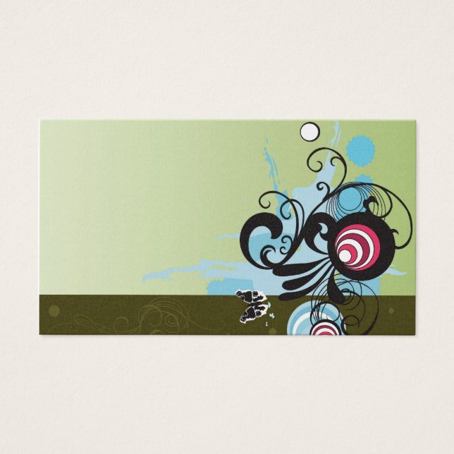 Abstrakte Visitenkarte (Vorderseite)