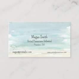 Abstrakte Visitenkarte für Wasserfarben