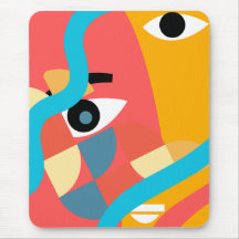 Abstrakte Vivid Face Art