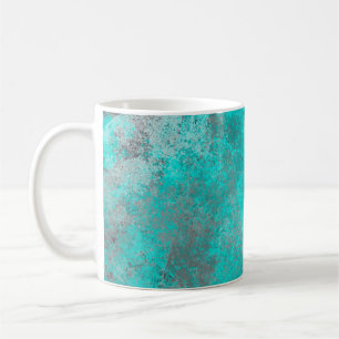 Abstrakte Wand im Hintergrund bunt Kaffeetasse