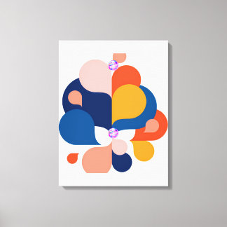 Abstrakte Wandkunst, Moderne geometrische Kunst Dr Leinwanddruck