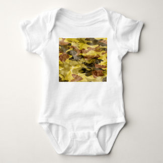 Abstrakte Wasserfarbe: Camouflage-Gefärbte Krawatt Baby Strampler