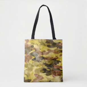 Abstrakte Wasserfarbe: Camouflage-Gefärbte Krawatt Tasche