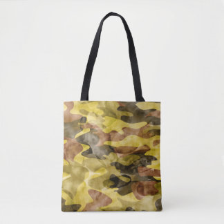 Abstrakte Wasserfarbe: Camouflage-Gefärbte Krawatt Tasche