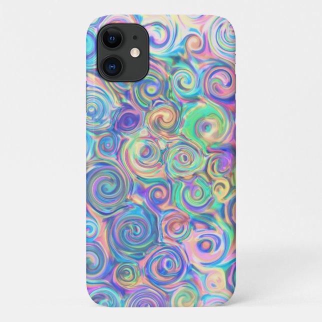 Abstrakte Wasserfarbe Case-Mate iPhone Hülle (Rückseite)
