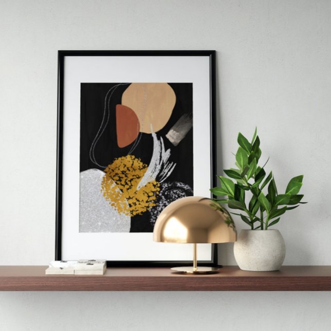 Abstrakte Wasserfarbe geometrisch, Abstrakt, minim Poster (Von Creator hochgeladen)