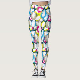 Abstrakte Wasserfarbe Leggings