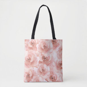 Abstrakte Wasserfarbe Rose Rodeln Hübsch Tasche