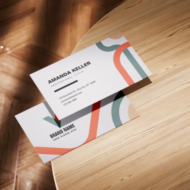 Abstrakte Wasserfarbe Visitenkarte (Von Creator hochgeladen)