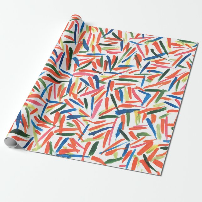 Abstrakte Wasserfarbe zeichnend Geschenkpapier (Ungerollt)
