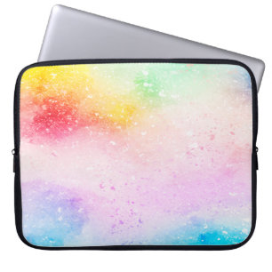 Abstrakte Wasserfarben-Hintergrundkunst Laptopschutzhülle