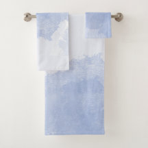 Abstrakte Wasserfarbenprägung in Blauweiß