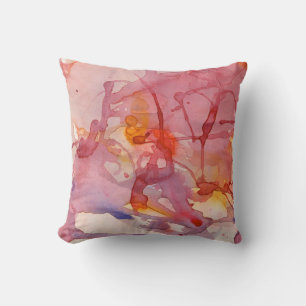 Abstrakte Wasserfarbensplash American MoJo Pillow Kissen