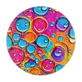 Abstrakte Wassertropfen Kunst Schneidebrett
