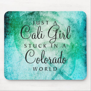 Abstrakte Watercolor-Palme Mousepad