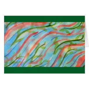 Abstrakte Watercolormeerespflanze