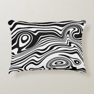 Abstrakte Waves Akzente Pillow - Custom Colors Dekokissen