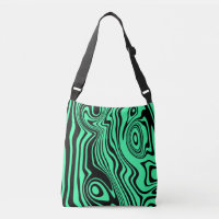 Abstrakte Waves Crossbody Bag - kundenspezifische 