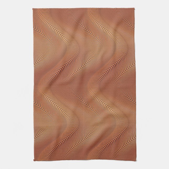 Abstrakte Waves Küchentuch (Vertikal)