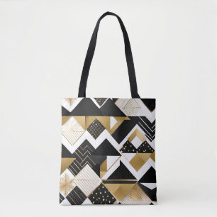 abstrakte Weihnachts-Diamanten-Tragetasche Tasche