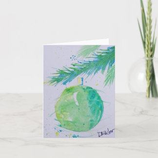 Abstrakte Weihnachtskarte Dankeskarte