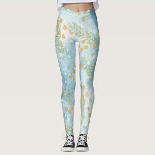Abstrakte Weihnachtskunst Leggings
