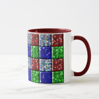 Abstrakte WeihnachtsTasse Tasse