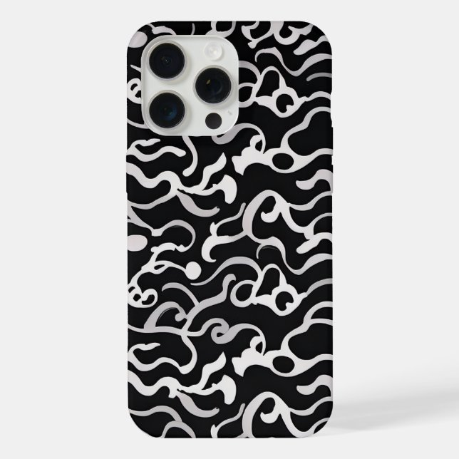 Abstrakte Welle iPhone 15 Pro Max Hülle (Rückseite)